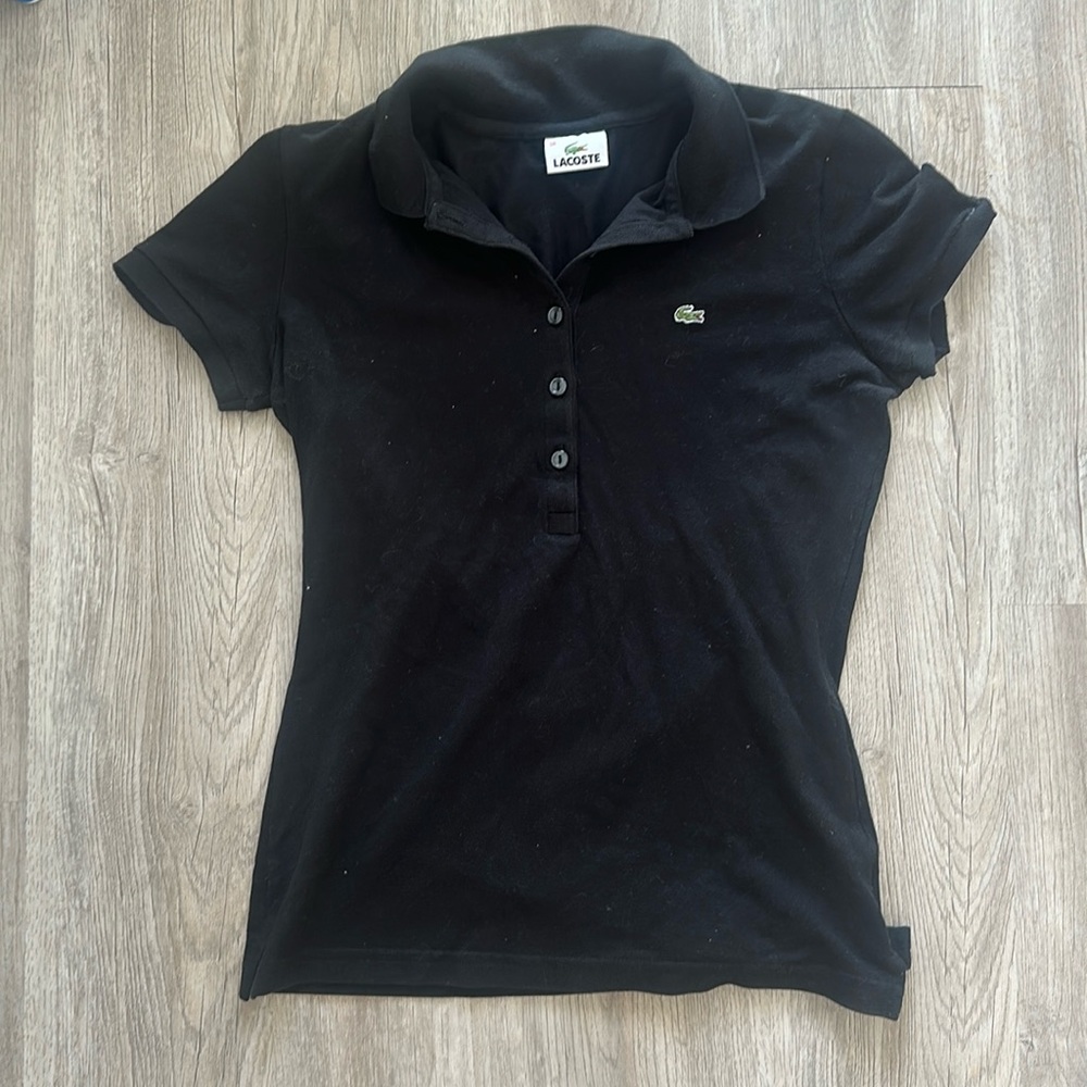 lacoste cotton polo